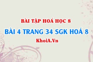 Bài 4 trang 34 SGK Hoá 8: Công thức cấu tạo của đơn chất, hợp chất và ý nghĩa